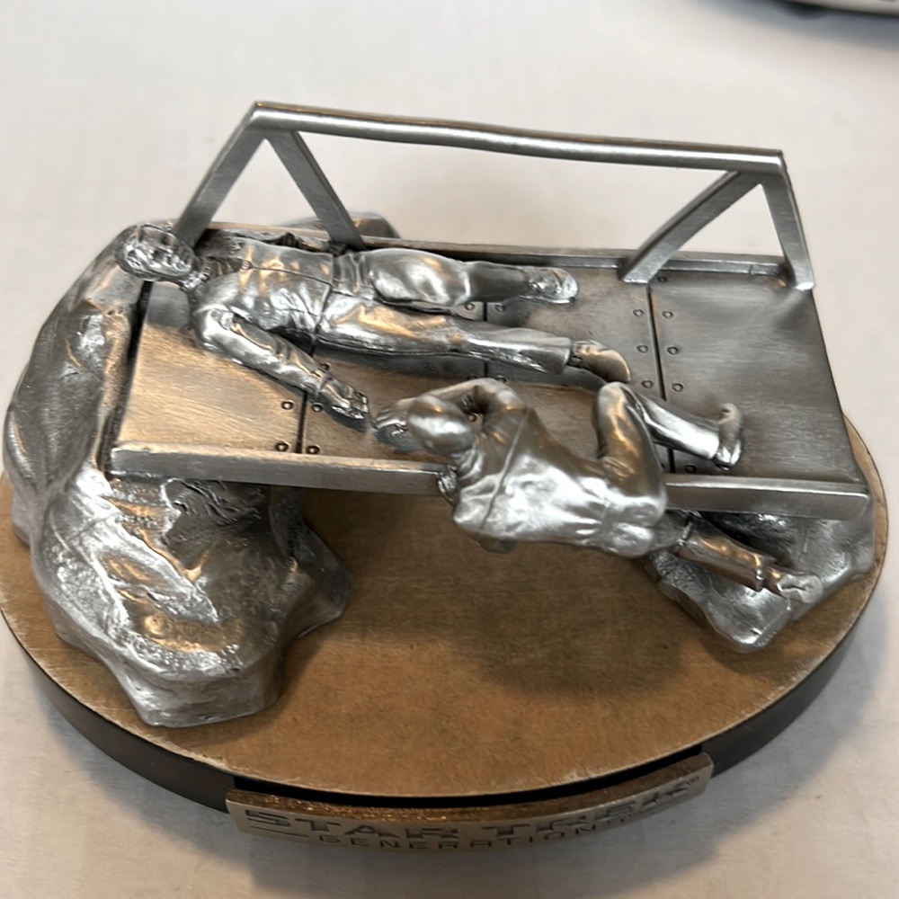 1994 Star Trek Generations Pewter Kirk Picard on Bridge by Rawcliffe 2096/4500